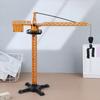 Para Niños Regalo Plástico Ingeniería Fundido a Presión Grúa Torre Clásica Modelo de Construcción Vehículo Cargador Tractor Excavadora Juguetes
