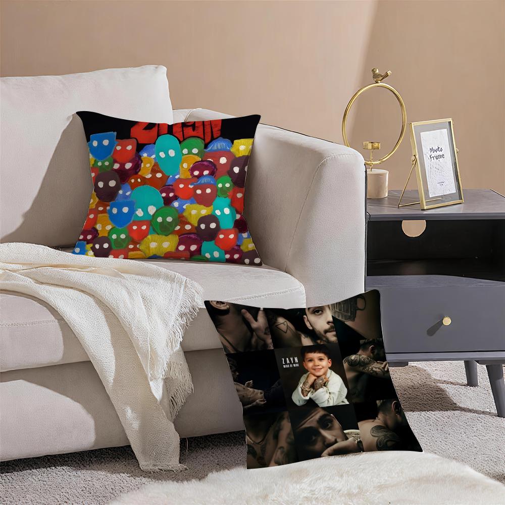 Sänger Z-Zayn Malik Kissenbezug Leinen Kissenhülle Weich Atmungsaktiv Schutz Dekoration für Sofa Raum