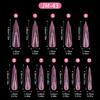 Salon Nail Extension Mold Paperless Fast Drying Light Cure Technology Natural Tip Shape Reusable for Artificial Nail