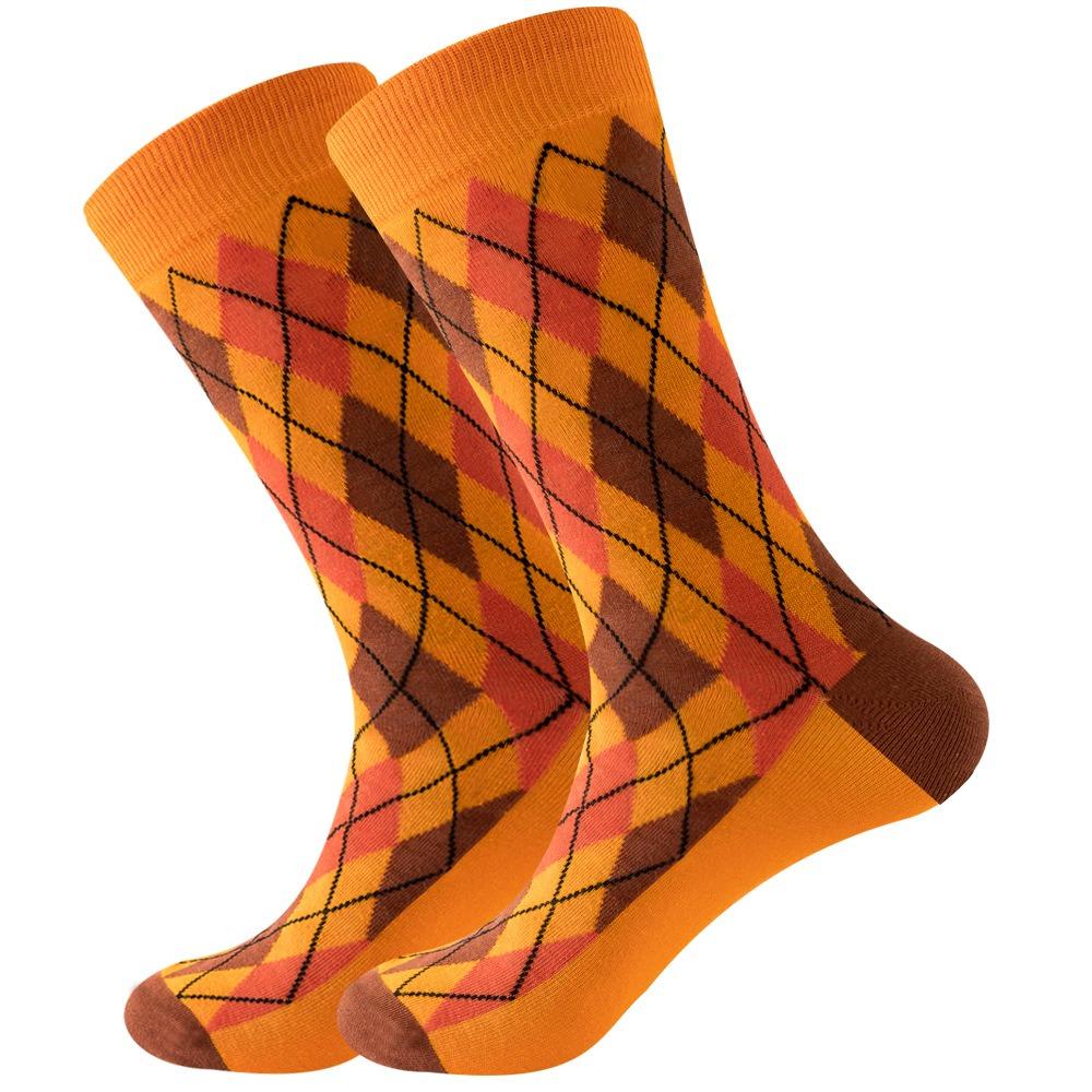 Striped multicolor street skateboarding funny socks for men and women