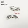 Tibetan Silver Angel Wing & Butterfly Feather Beads for Handmade Jewelry & DIY Accessories