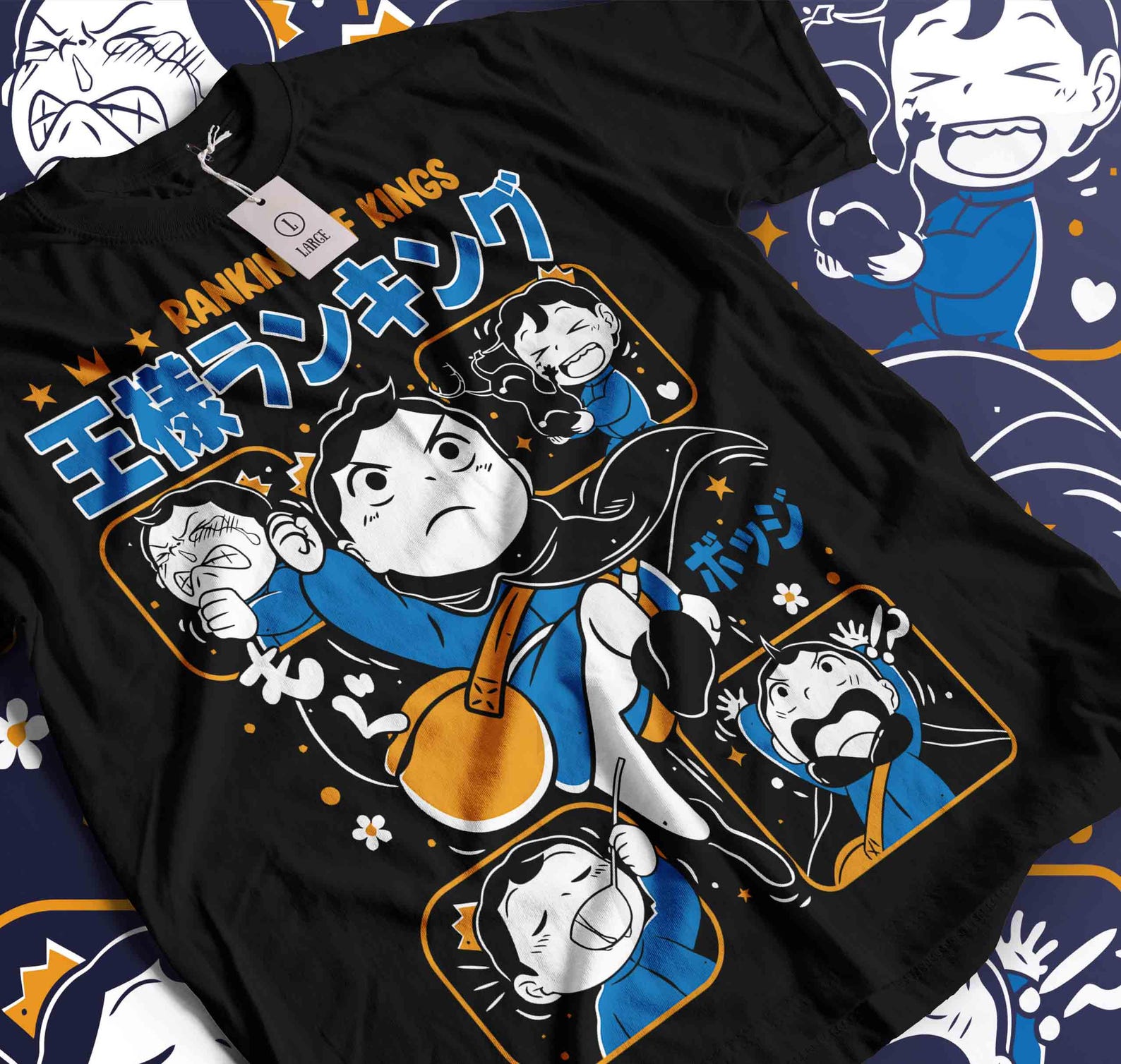 Unisex Bojji ,Ousama Ranking Shirt ,Ranking of Kings Shirt S