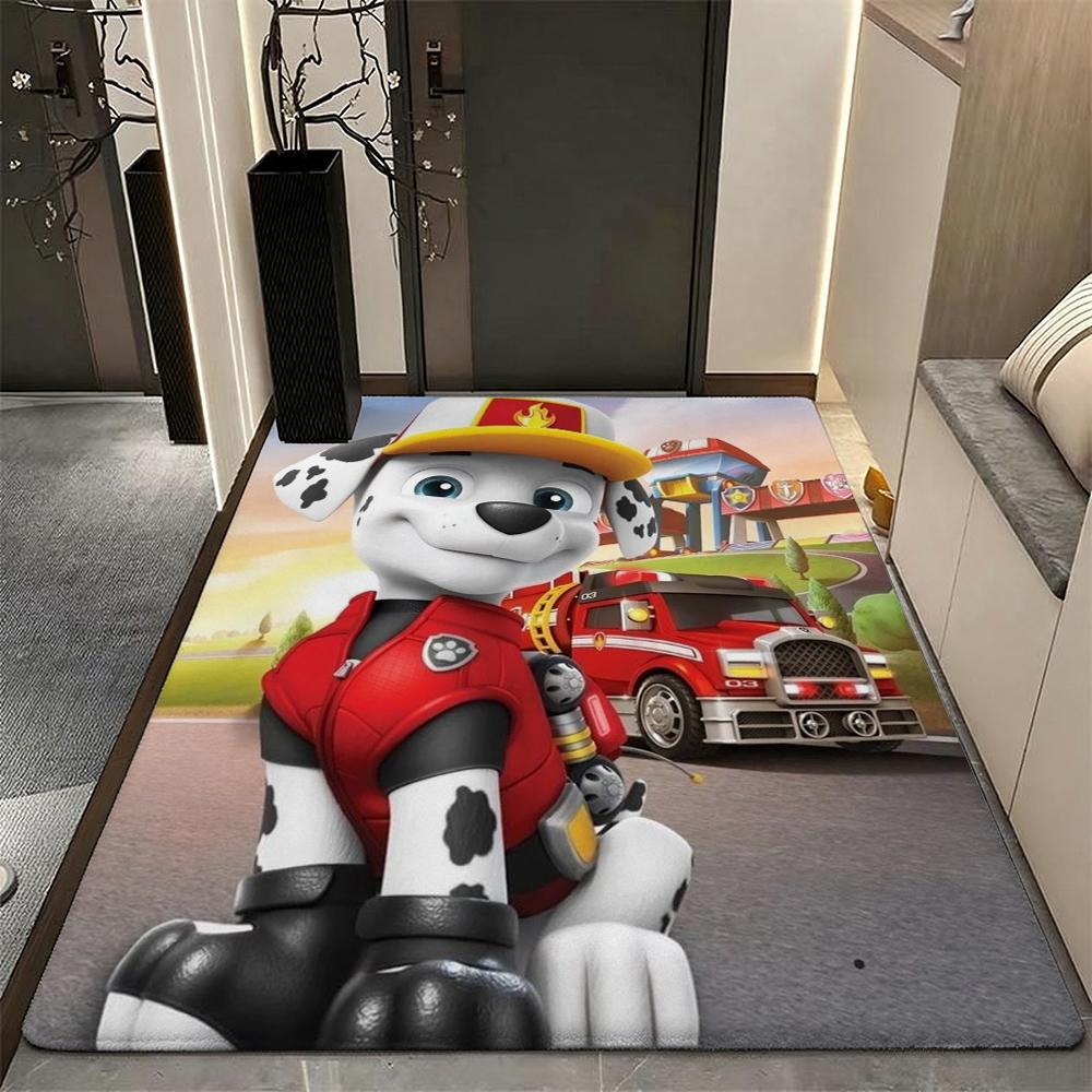 Paw Patrol Rescue Team Theme Rug Nonslip Durable Carpet For Gaming Room Play Area Home Party Decor Halloween Gift