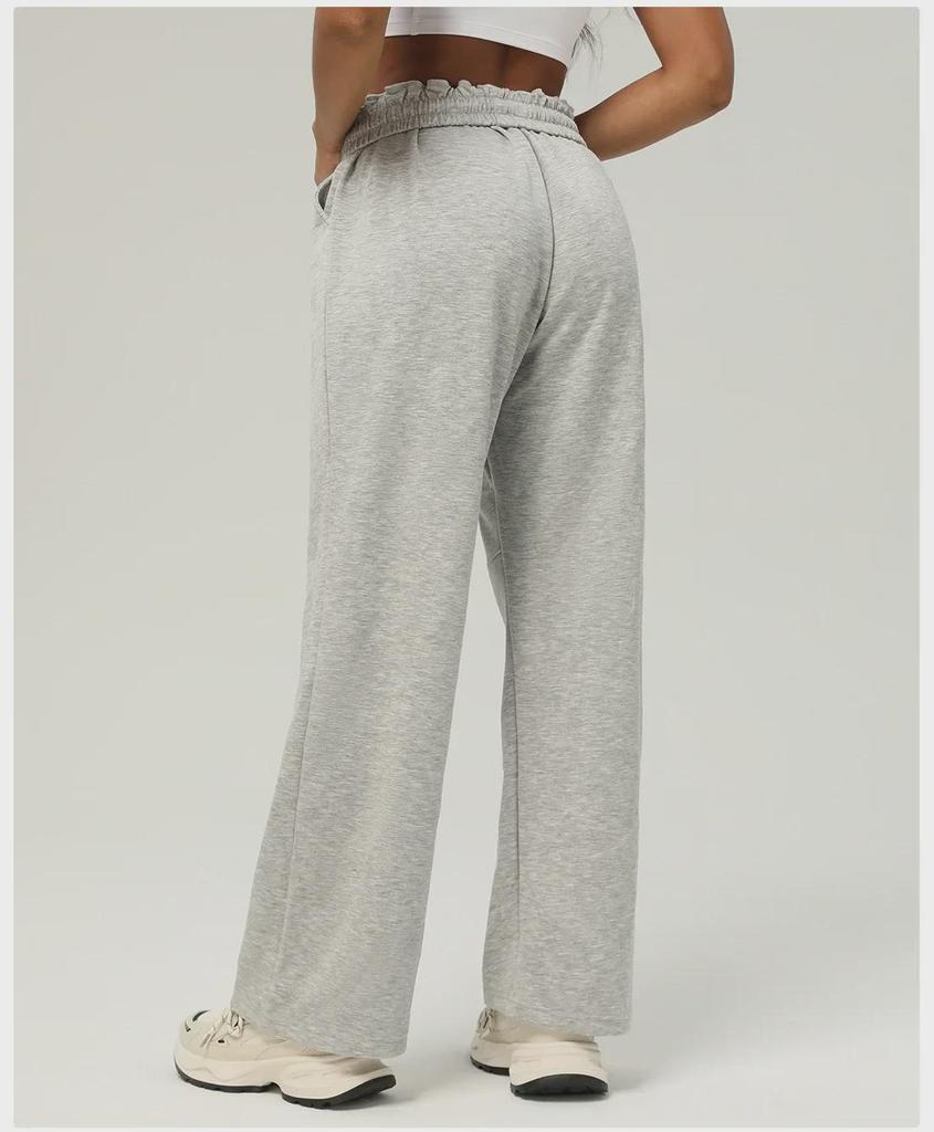 Women's High-Waist Wide-Leg Yoga Pants: Casual Athletic Drape Trousers for Autumn and Winter