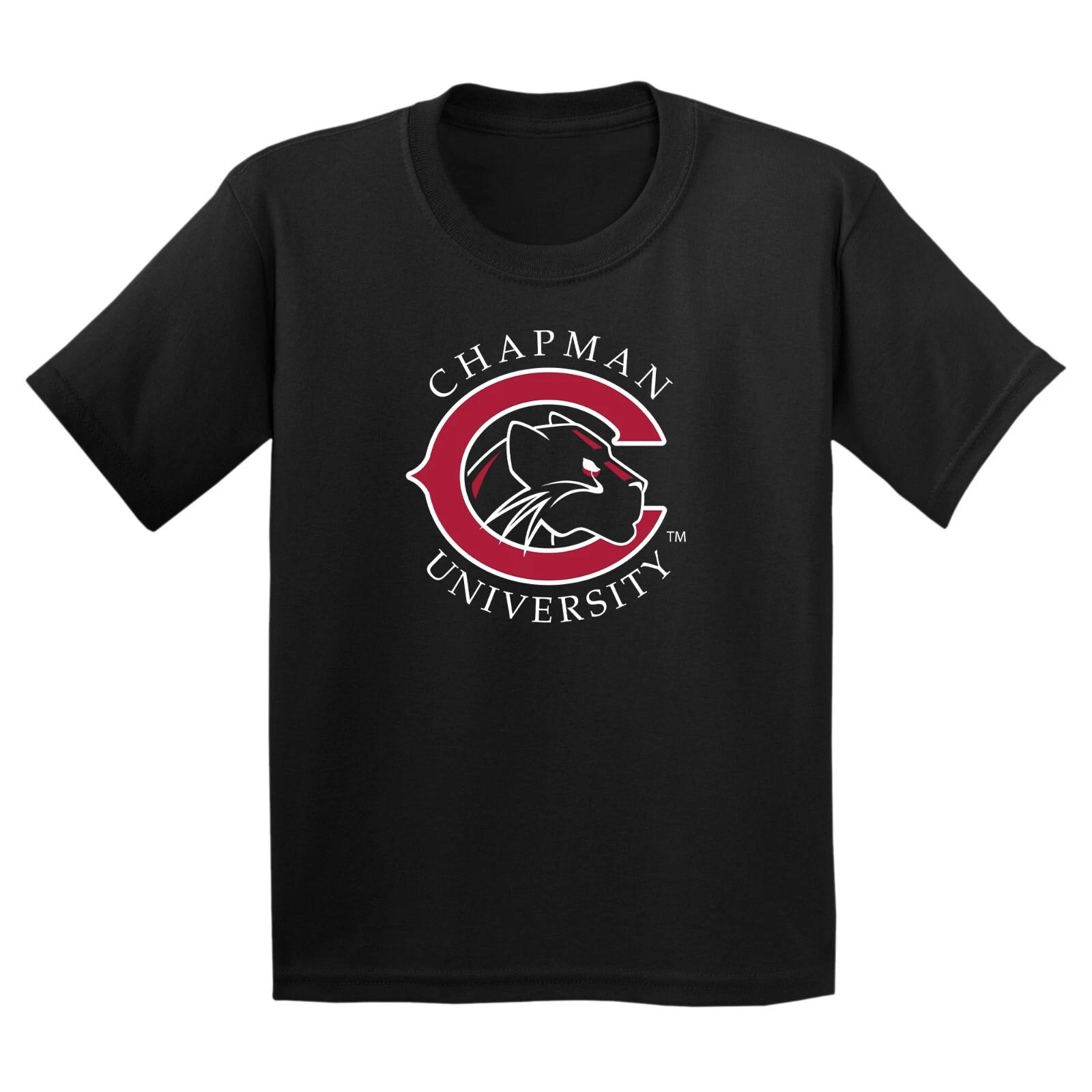Chapman University Panthers Primary Logo Youth T-Shirt - Black S