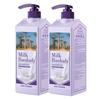 Milk Baobab Protein Damaged Hair Shampoo Baby Powder Scent 1L 2 Pcs