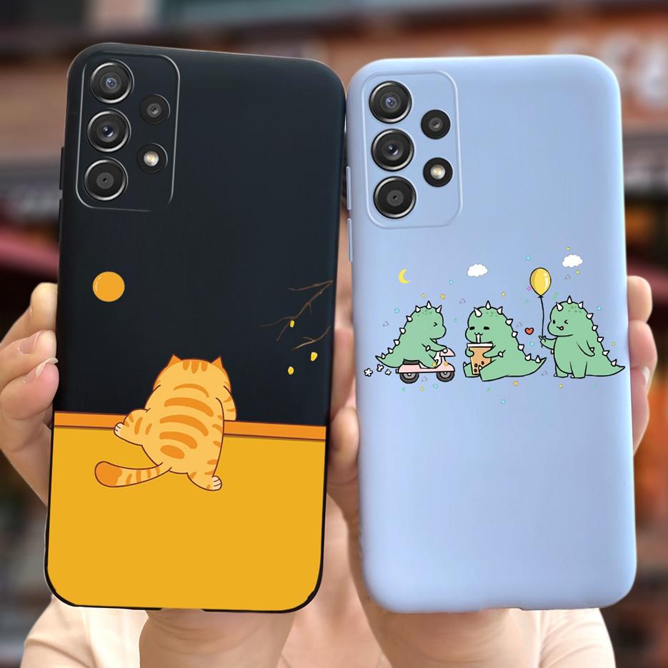 For Samsung Galaxy A32 A52 A72 5G Case Cute Cartoon Cover Shockproof Soft TPU Phone Case For Samsung A52 A 32 72 5G Fundas Coque