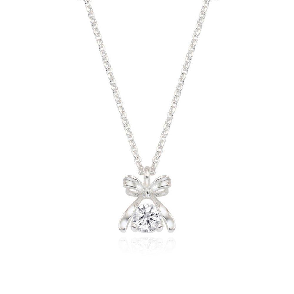 Rossie Ribbon Cubic Necklace