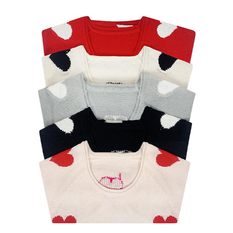 Женские свободные свитера с V-образным вырезом в форме сердца — фото 3