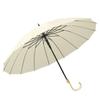 MAYDU 16-Rib Large Manual Straight Umbrella - Water-Activated Pattern