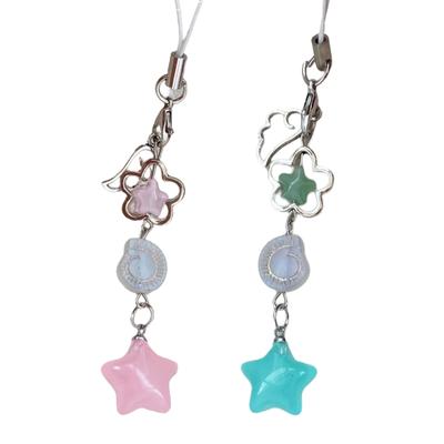 Contemporary Jelly Star Keychain Offering a Soft Touch and Portable Feel for Personalize Styles Stylish Outfits