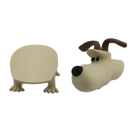 Cartoon Dog Toilet Roll Holder Paper Rack Easy to Install Decorative Waterproof Free