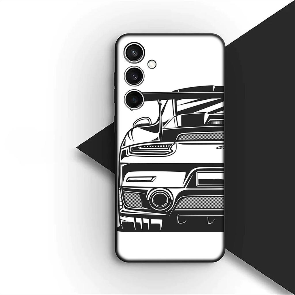 for Xiaomi Redmi Note 12 11 10 A3 Pro 10A 10C 12C Note12 5G 4G Phone Cover Soft Case Supercar Super Car Cartoon taillights