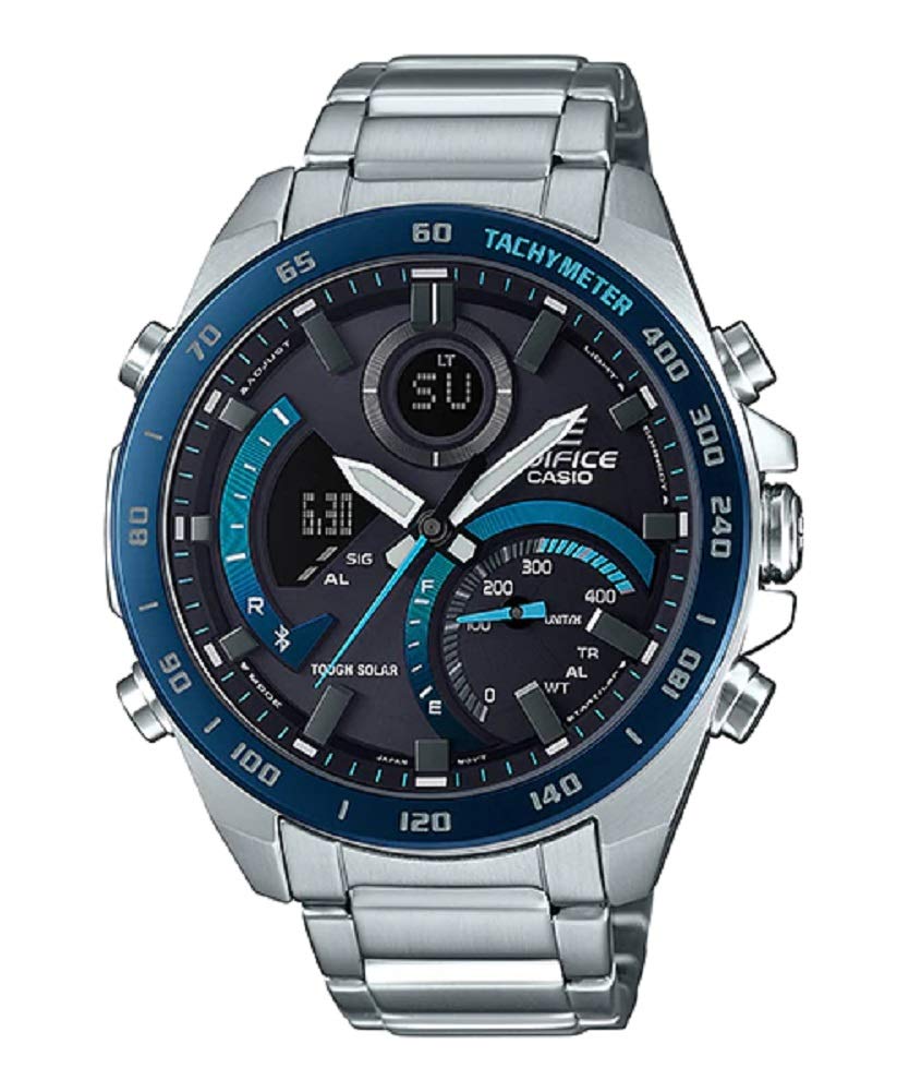 CASIO Edifice Tough Solar Watch with Mobile Link Function, ECB-900DB-1B, Men's [Parallel Import]
