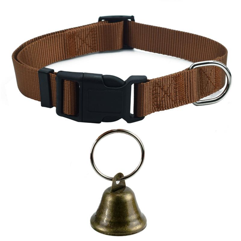 

Adjustable Nylon Pet Collar Durable Livestock Collar Suitable For Goats Sheep Cows And Horses Safe For Outdoor Pasture Grazing S коричневий