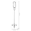 Stainless Steel Pet Fruit Fork Birds Food Holder Feeder Devices Pin Clip for Parrots Chinchilla