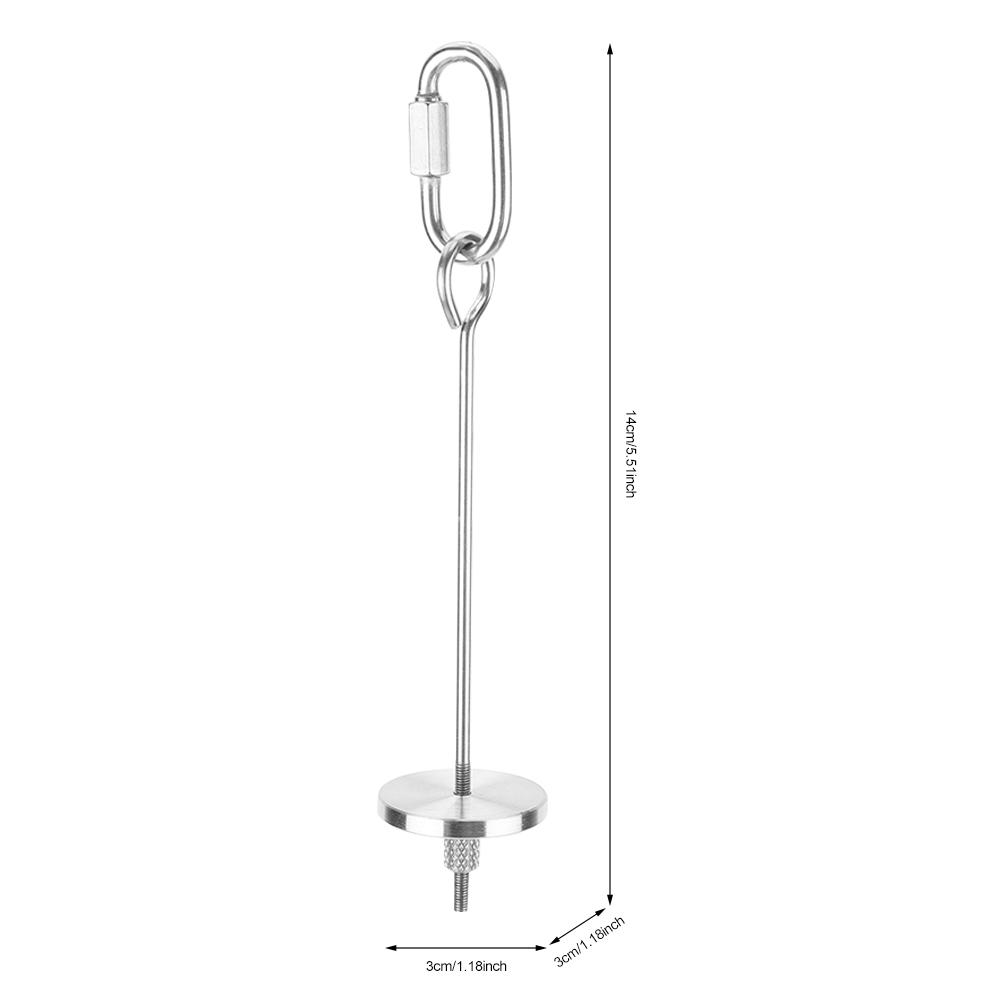 Stainless Steel Pet Fruit Fork Birds Food Holder Feeder Devices Pin Clip for Parrots Chinchilla