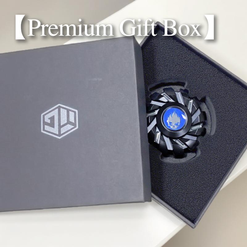 Edc Fidget Toy Luminous All-Metal Fidget Spinner - Mini Smart Gyro Set for Stress Relief & Focus - Adult & Kids Gift
