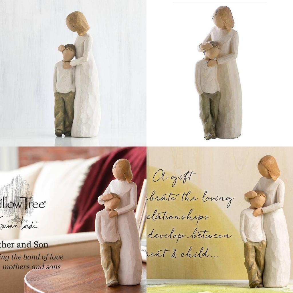 Son And Mother Creative Gifts Festival Gifts Resin Ornament Decor Craftsmanship