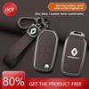 Hub Caps Car Key Case Cover Shell Accessory For Renault Kwid 2023 Kadjar Captur Megane Sandero Stepway Logan Clio 5 2022 Arkana 
