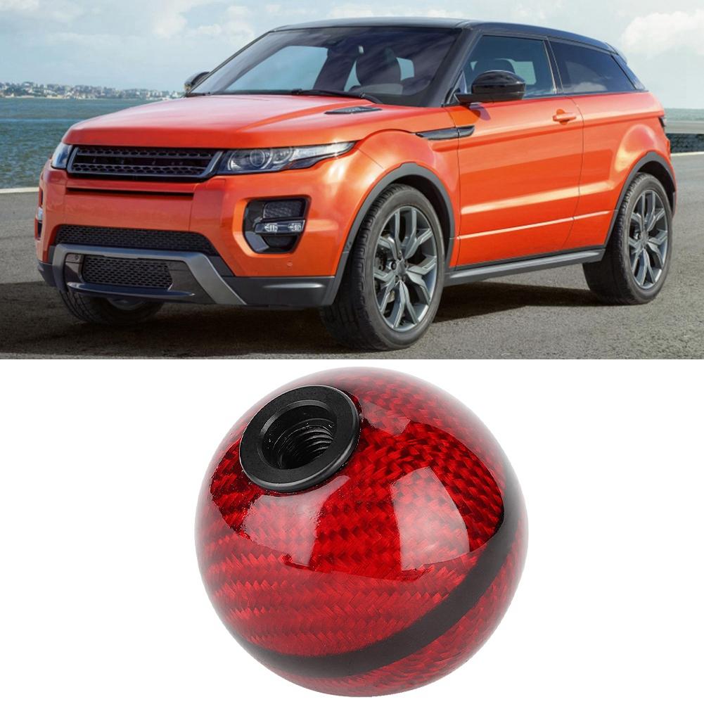 Universal Carbon Fiber 6 Speed Car Gear Shift Knob Head Shifter Lever