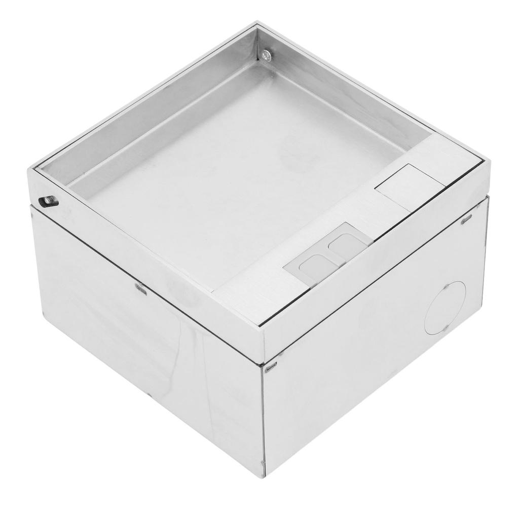 Recessed Floor Socket Dual 3 Prong Outlets USB Type C Fast Charging Ports Stainless Steel Junction