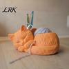 Cat Yarn Bowl for Crocheting And Knitting, Cute Holder Crochet Organizer, Stylish Minimalist Lovers Knitters