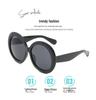 Oversized Retro Round Sunglasses for Women & Men - European & American Trendy Style (Model S8079)