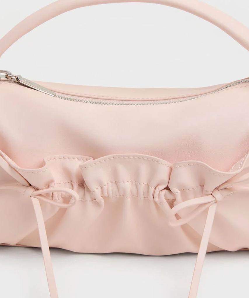 Charles & Keith Reese'S Raffung Schleife Henkeltasche Ck2-50671909