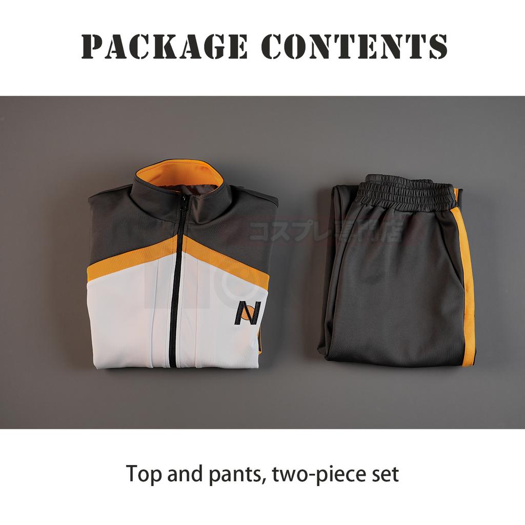 HOLOUN Zero Anime Natsuki Subaru Costume Cosplay Ricamo Tuta con Zip Intera Pantaloni Elasticizzati