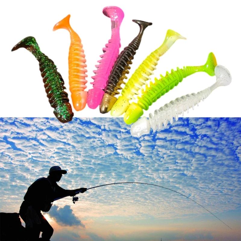 Artificial Soft Lures Worm Baits Wobbler  T Tail Soft Baits Paddle Tail Swimbaits Fishing Tackle Lures Enduring