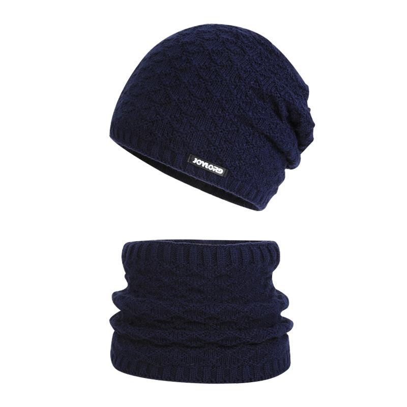 Winter Knit Beanie and Neck Warmer Set Warm Slouchy Hat Scarf for Men Women Cold Weather