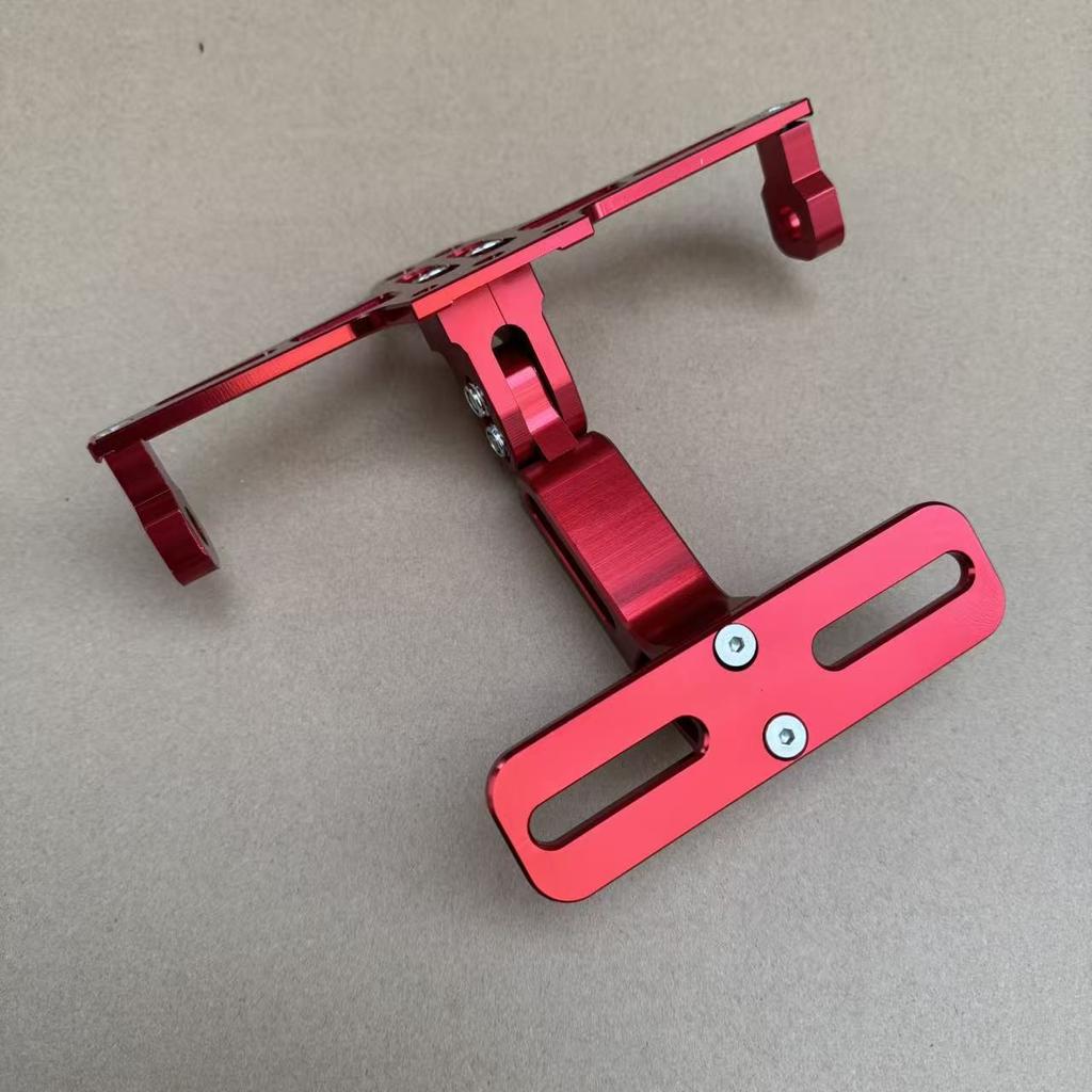 Cross Border Motorcycle Modification Aircraft License Plate Holder Adjustable Aluminum Alloy Bracket Support