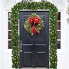 Christmas Decoration Rattan Colored Lights For Door Frame Porch Fireplace Decor