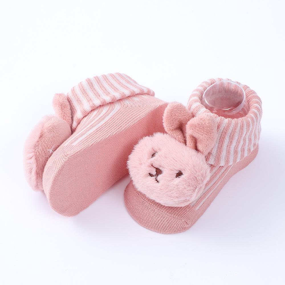 3 Pairs Newborn Baby Socks Cute Cartoon Animal Cotton Floor Socks Infant Thin Socks Breathable Kids Clothes Accessories