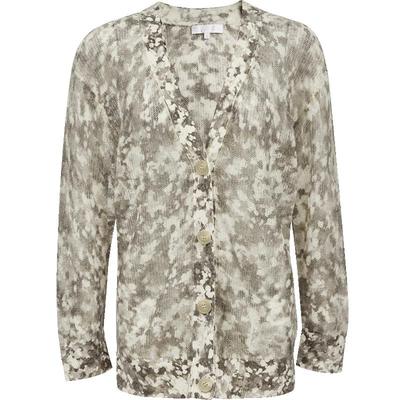 Women's Lightweight Tie-Dye V-Neck Cardigan