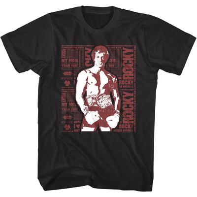 Rocky Balboa Headline News Men's T-Shirt Boxing World Championship Movie Unisex T-Shirt