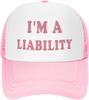 Funny Women Trucker Hats for Women Hot Pink Funny Gag Hats for Women Girls Men Hat