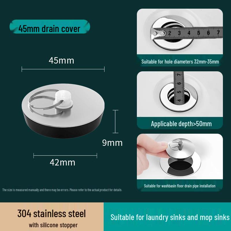 Zátka dřezu na zeleninu a kuchyňského dřezu - Zátka na vodu a těsnicí kryt s filtrem do dřezu