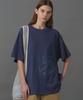 MOONSUN M.C Unisex, 38Tm Oversized T-Shirt / Navy