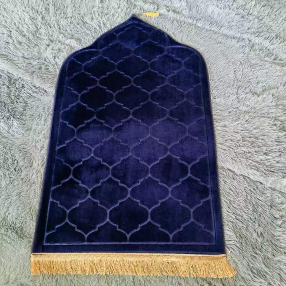 

Flannel Worship Blanket Irregular Prayer Rug Portable Floor Carpets 10