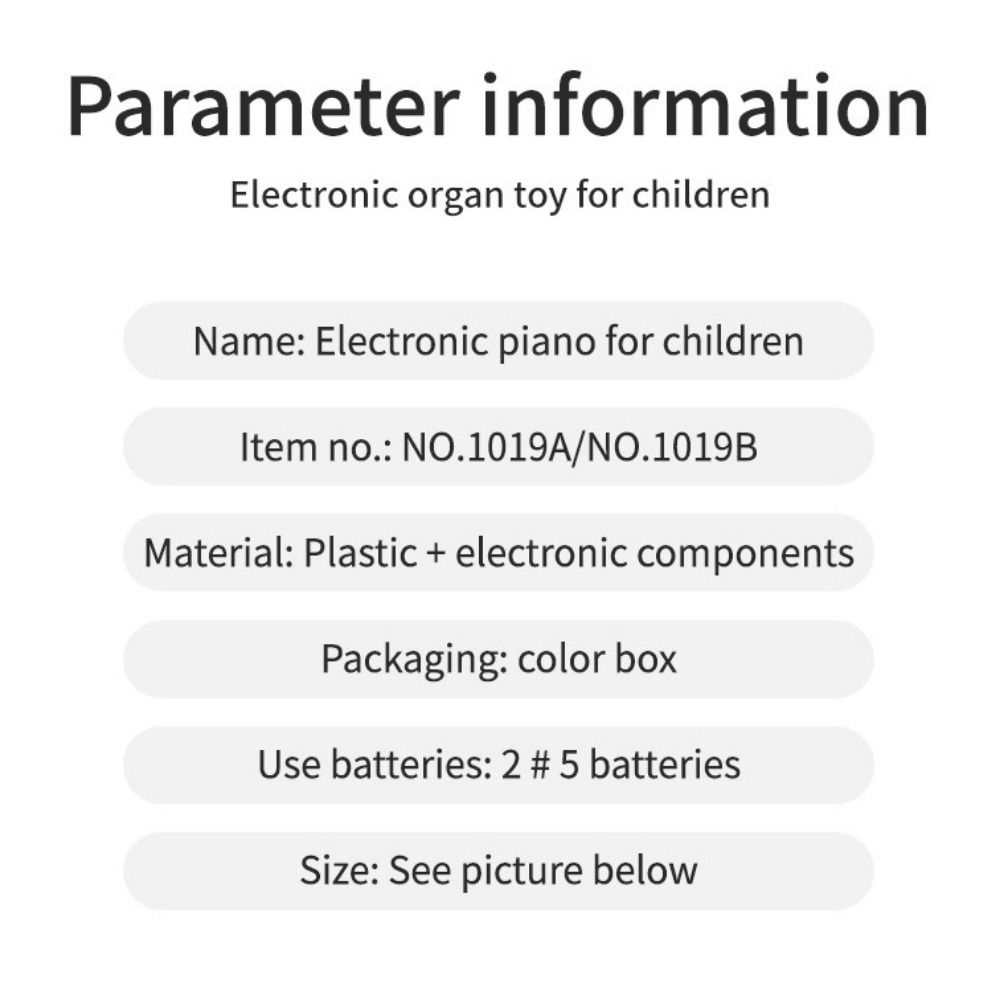 Electronic Musical Instrument Electronic Piano Toy Learning Function Music Toy For Kids