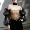 Bridal Arm Sleeves Flared Sheer Bishop Sleeve Design Perfect Pairing With Various Gowns