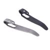 1Set 420 Stainless Steel Material Knife Back Clip With 3Pcs M2.5 Screws Pocket Waist Clamps For Knives Diy Make Accessories
