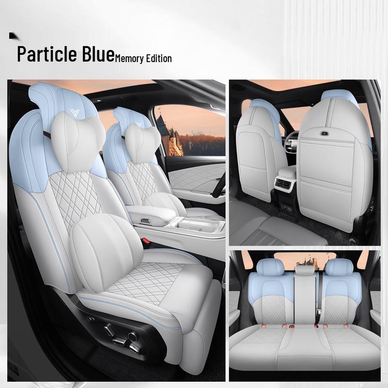 Nezha L Car Seat Cushion - New Model, Full Leather, Universal for All Seasons