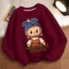 Cute Round-neck Hoodies for Children, Long-sleeved Loose Hoodies for Boys and Girls In Spring and Autumn