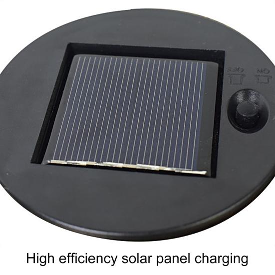 Solar Light Creative Realistic Looking Shape High Waterproof Brightness Easy Installation Decorative Iron Umbrella Style