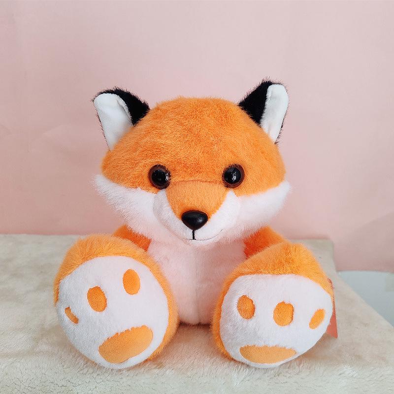 Big Foot Animal Plush Toy - Cute Panda, Koala, Fox & Raccoon Doll Collection