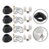 High Quality Carburetor Repair 4Pcs BANDIT CARBURETOR GASKETS For SUZUKI GSF1200 GSF1200S KIT Metal And Rubber
