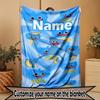 Custom Name Personalized Huggy Wuggy Print Blanket, Home Decor, Bedroom, Sofa, Camping, Couch, Gifts for Birthday ChristmasEnthusiasts